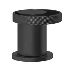 Gessi Anello, Einhebelmischer für separaten Waschtisch-Auslauf, Stand-Montage, 63400299, Farbe: Schwarz XL