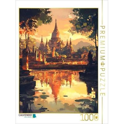 CALVENDO Puzzle Sukhothai Park Thailand | 1000 Teile Lege-Größe 64x48cm Foto-Puzzle für glückliche Stunden