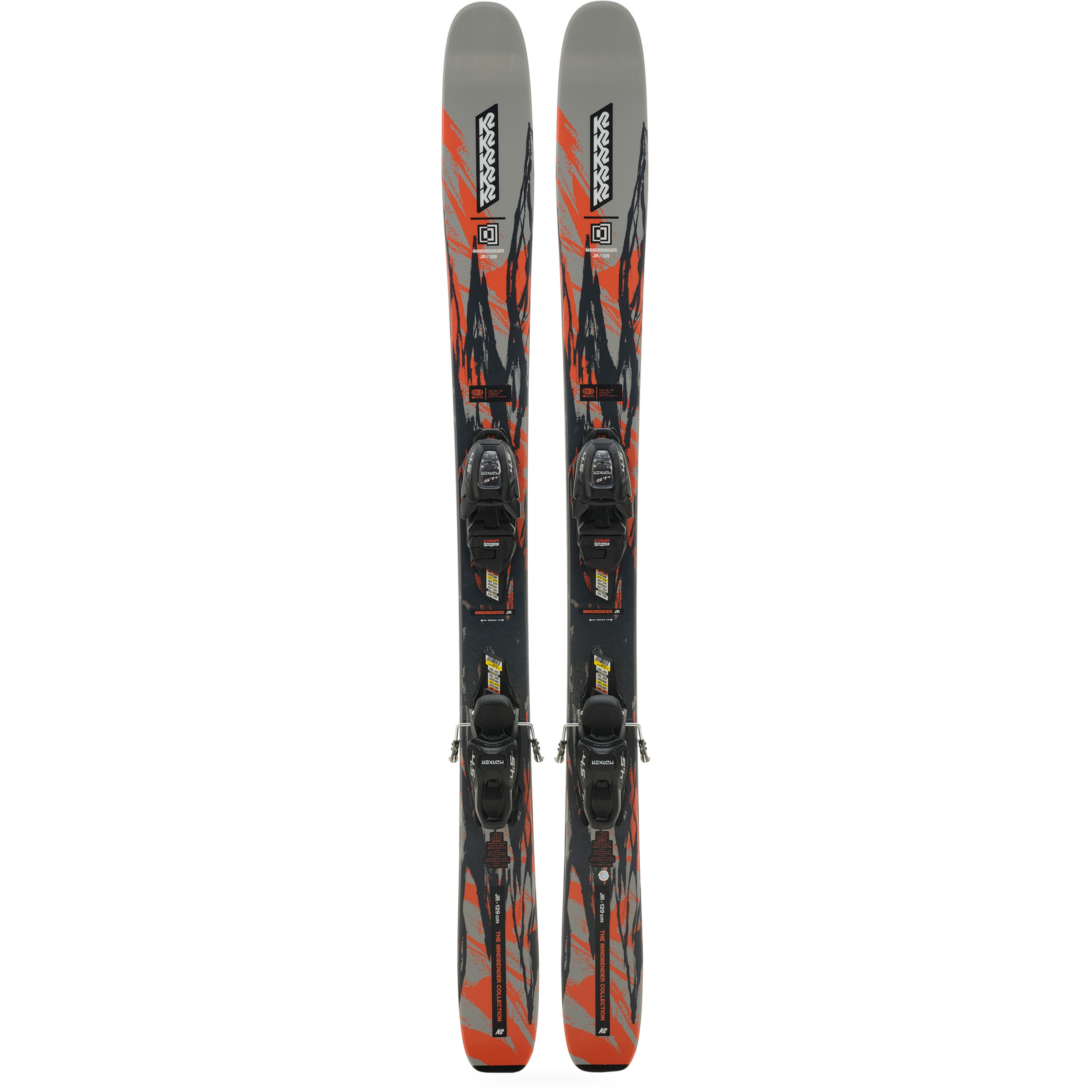 K2 Mindbender FDT 4.5 Freerideset 26/27 Kinder Ski weiss Größe 139cm | L Plate Freeride