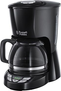 russell hobbs 22620-56 Texture Plus 22620-56 Macchina Caffè Americano Caffè Macinato In Polvere 10 Tazze Timer Colore Nero