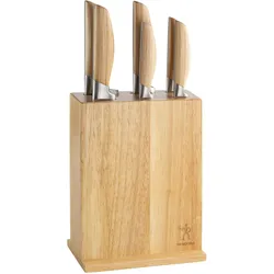 Messerblock Henckels by ZWILLING PAKKA (LBH 16x9x23 cm) - braun - LBH 16x9x23 cm