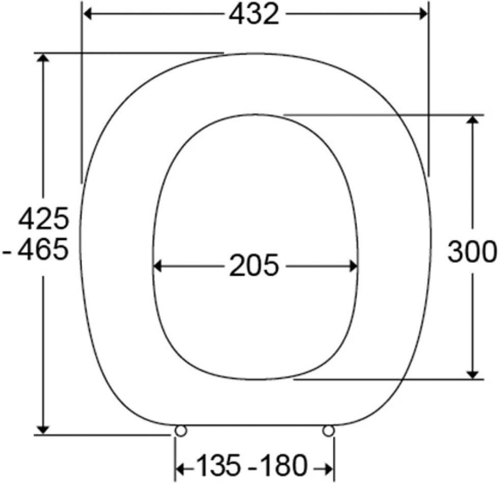 Pressalit WC-Sitz Ergosit R29 ohne Deckel