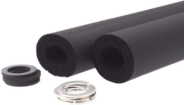 BWT Isolierung 30942 1", 760 mm, für Wellrohrschläuche, 2er Pack