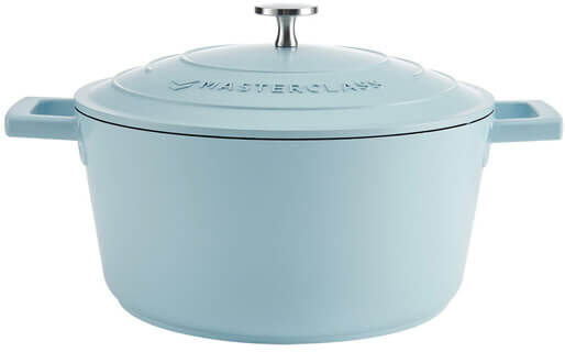 MasterClass Cast Aluminium 4L Casserole Dish Sky Blue