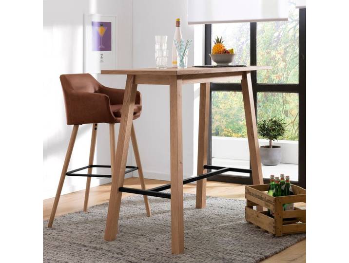 Bartisch Chara 117 x 58 cm Eiche Holz Stehtisch