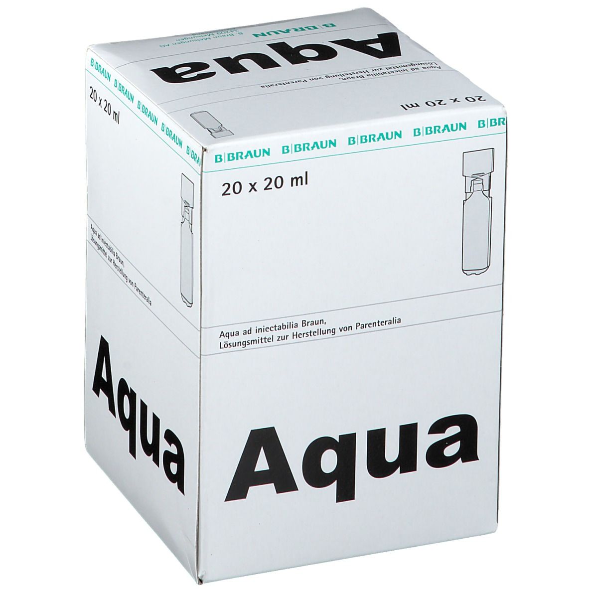 Aqua AD injectabilia Miniplasco connect Inj.-Lsg. 20x20 ml Injektionslösung