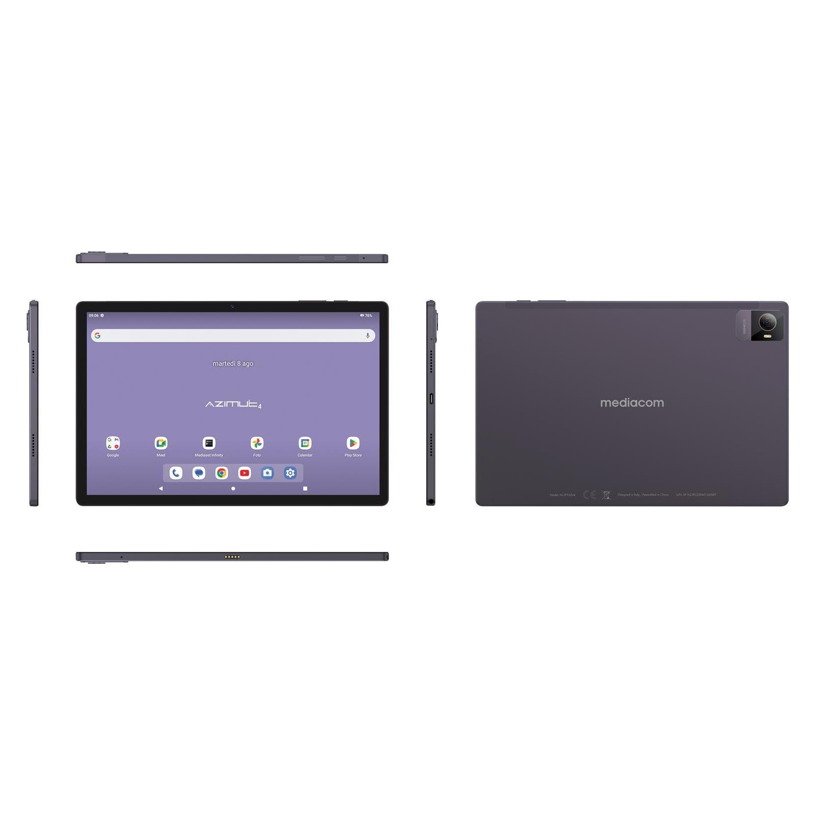 Mediacom SmartPad Azimut 4 4Gb 64Gb 10.5' (4G, 10.51", 64 GB, Grey) (M-SP1AZ44)