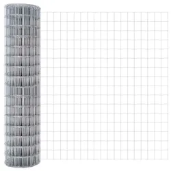 vidaXL Eurozaun 1 x 10 m PVC-beschichtetes Eisen