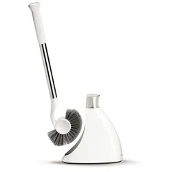 Simplehuman WC-Garnitur neuer Stil, weiß BT1083 mit Magnethalterung