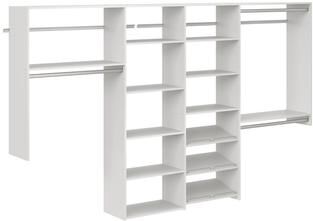 Easy Track 10 Ft. W. Dual Tower Classic Laminate Closet Kit