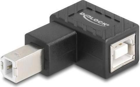 Delock 67204 USB 2.0 B Adapter van Stekker naar Buchse met 90 graden hoek naar beneden