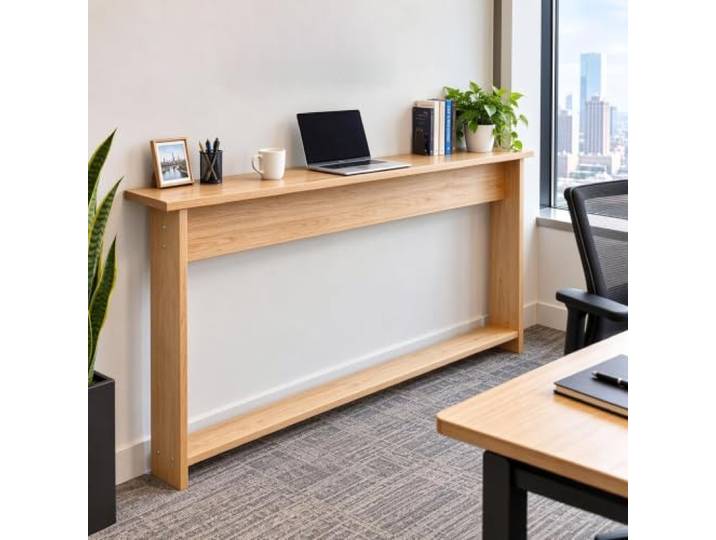 QHZYMX Kleine Schmale Konsolentische Für Den Flur, Schlanker Holztisch Multifunktionales Aufbewahrungsregal, Platzsparender Und Funktionaler Akzenttisch Für Zuhause(Style 1,110x30x80cm/43x12x31in)