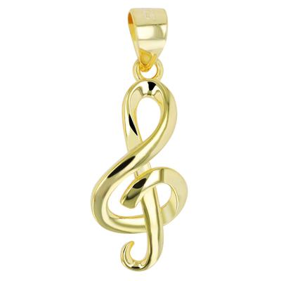 Kettenanhänger ADELIA´S "Anhänger – Schlüsselanhänger aus 925 Silber", gold, Schmuckanhänger, Damen, Silber 925 (Sterlingsilber), Kettenanhänger, Ideal zum Verschenken – schlicht und stilvoll