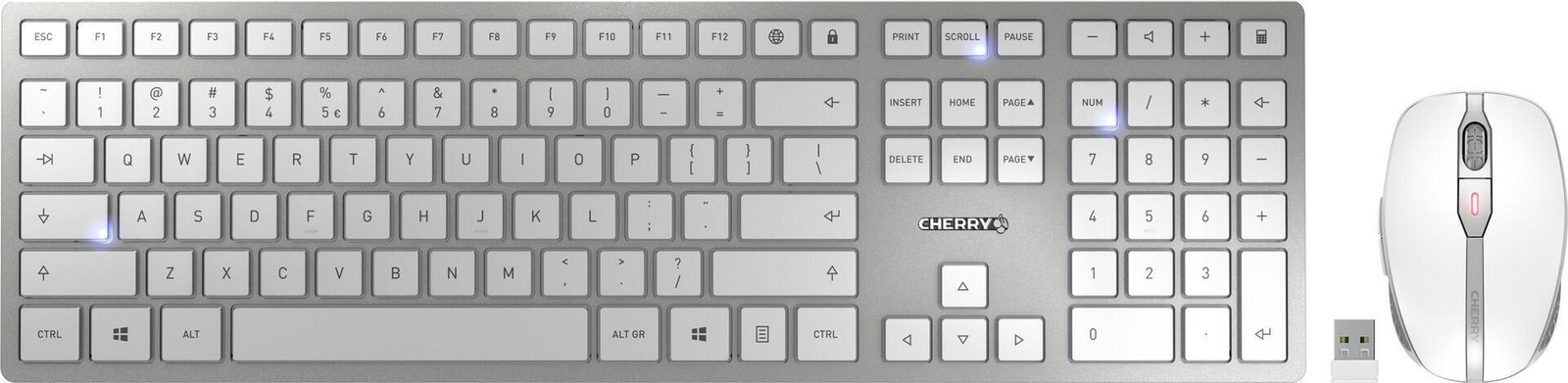 Cherry DW 9100 SLIM draadloze toetsenbord- en muisset