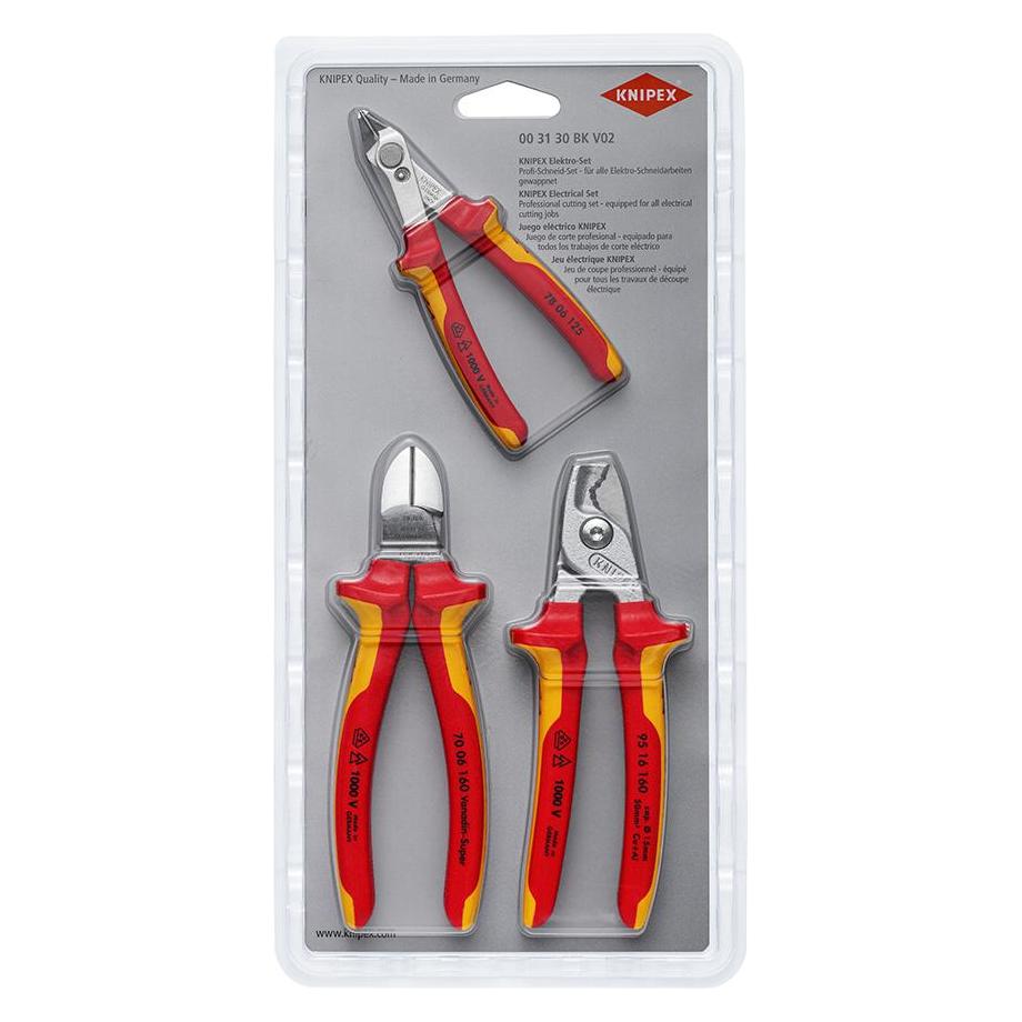 Knipex VDE Schneidset 3-teilig (336 mm) (00 31 30 BK V02)