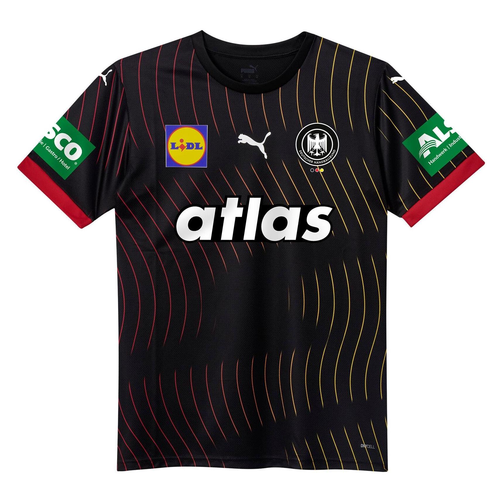 Puma DHB Away Jersey Jr SS25 with sponsor (128) (946355)