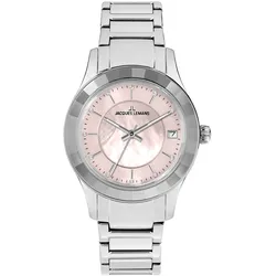 Jacques Lemans 1-2194D Damenuhr Venice Edelstahl/Perlmutt Rosa