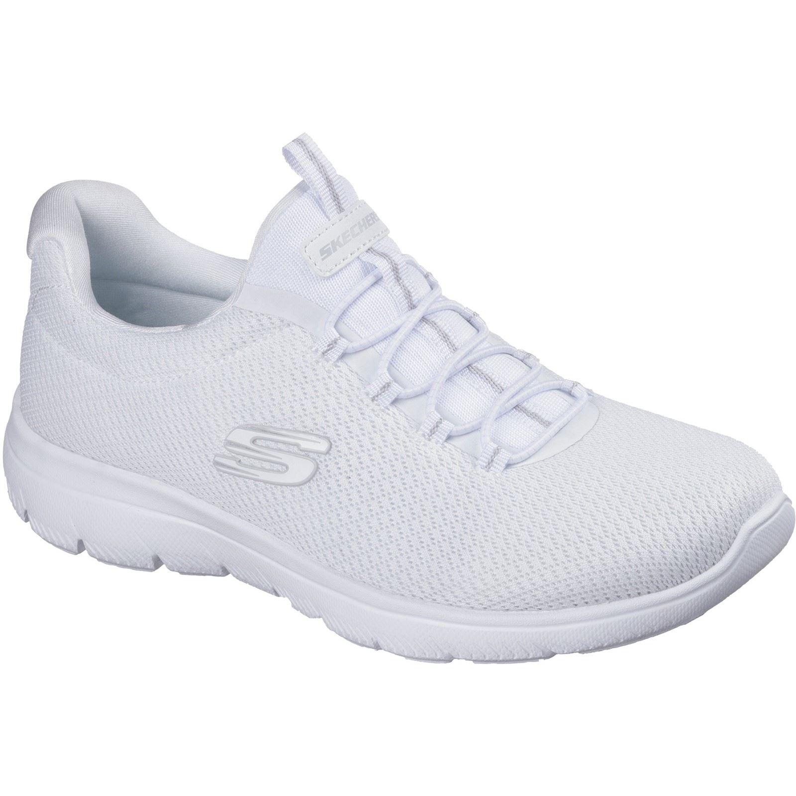 Skechers Summits Sommer Blush Textil Damen Weiße Sneaker