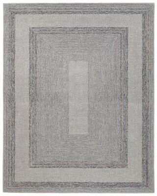 Terra by Obeetee Jaipur Boxes Gray Rug