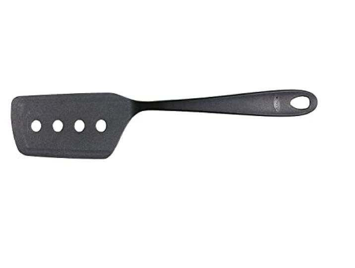 Fiskars Spatule à Bords vifs et Tête asymétrique\, Essential\, plastique\, longueur : 29 cm\, Noir\, 1079060