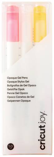 Cricut Joy Gel 1,0 mm, 3er Stiftset Weiß, Pink, Orange