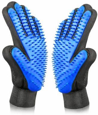 Drop Dash Deals Pet Hair Remover Glove Gentle Grooming Brush For Dogs & Cats Soft Shedding & Bathing Tool Pet Hair Remover Glove Gentle Grooming Brush For Dogs & Cats Soft Shedding & Bathing Tool