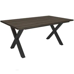 SKRAUT HOME Esszimmertisch, 167x90x74cm, Für 8 Gäste, Stubentisch, Dunkler Eiche,x_534_6