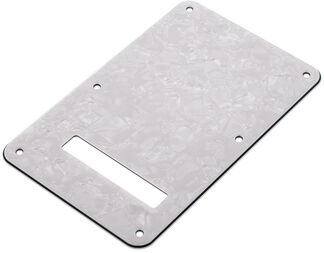 Fender Tremolo Cover WB Nacre blanche
