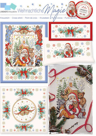 Stickvorlage "Weihnachtliche Magie"