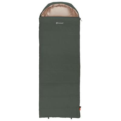 Outwell - Campion - Kunstfaserschlafsack Gr 215 x 80 cm - Bodysize: 185 cm Zip: Left Grün