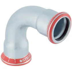 Geberit, Rohrverbindungstechnik, elbow 90 ° Mapress C-Stahl 54mm (23108) (Winkelverbindung)