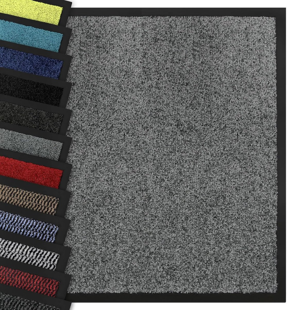 Schoonloopmat Bright Entremat Grijs 40 x 60 cm