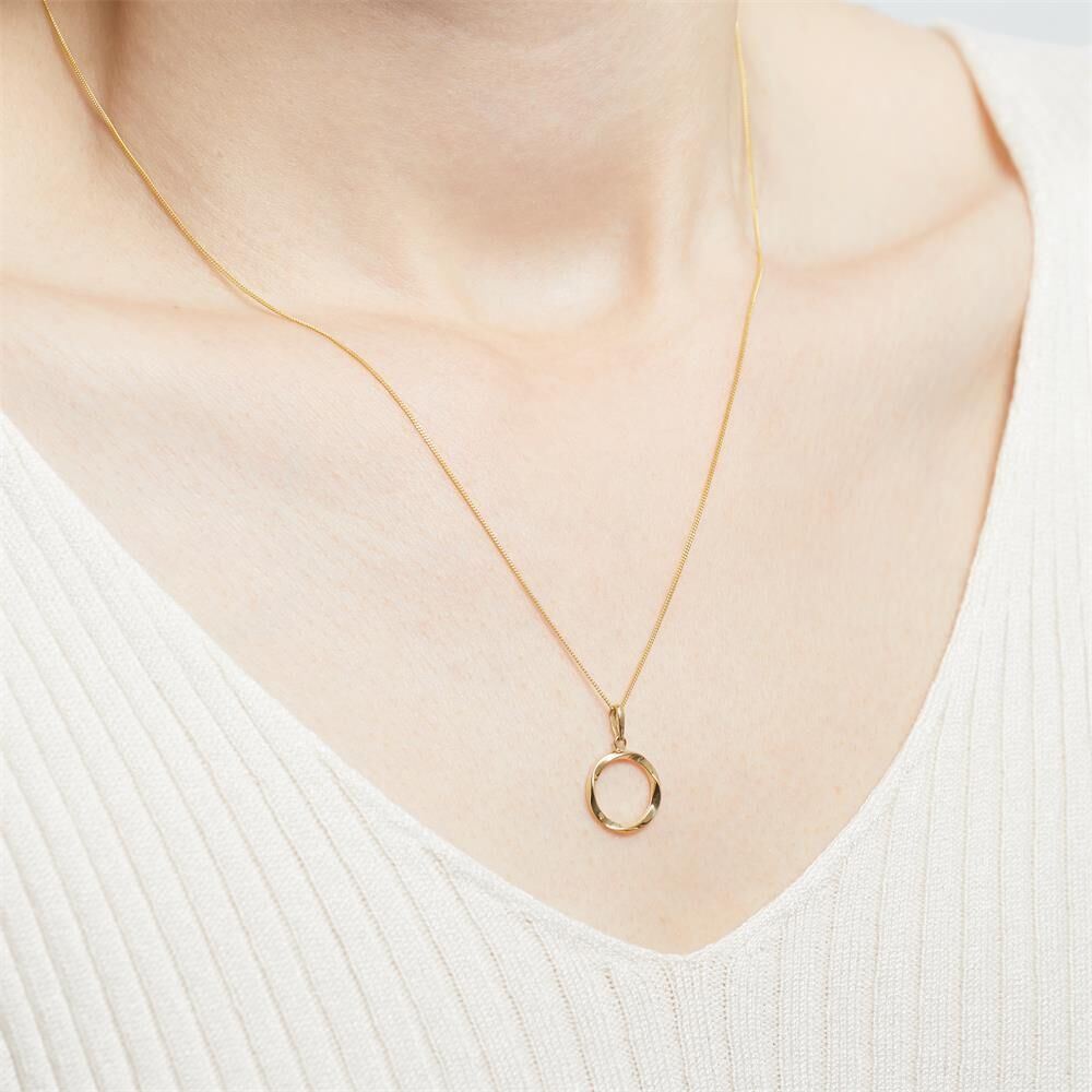 Unique 375er Gold Anhänger für Damen gold