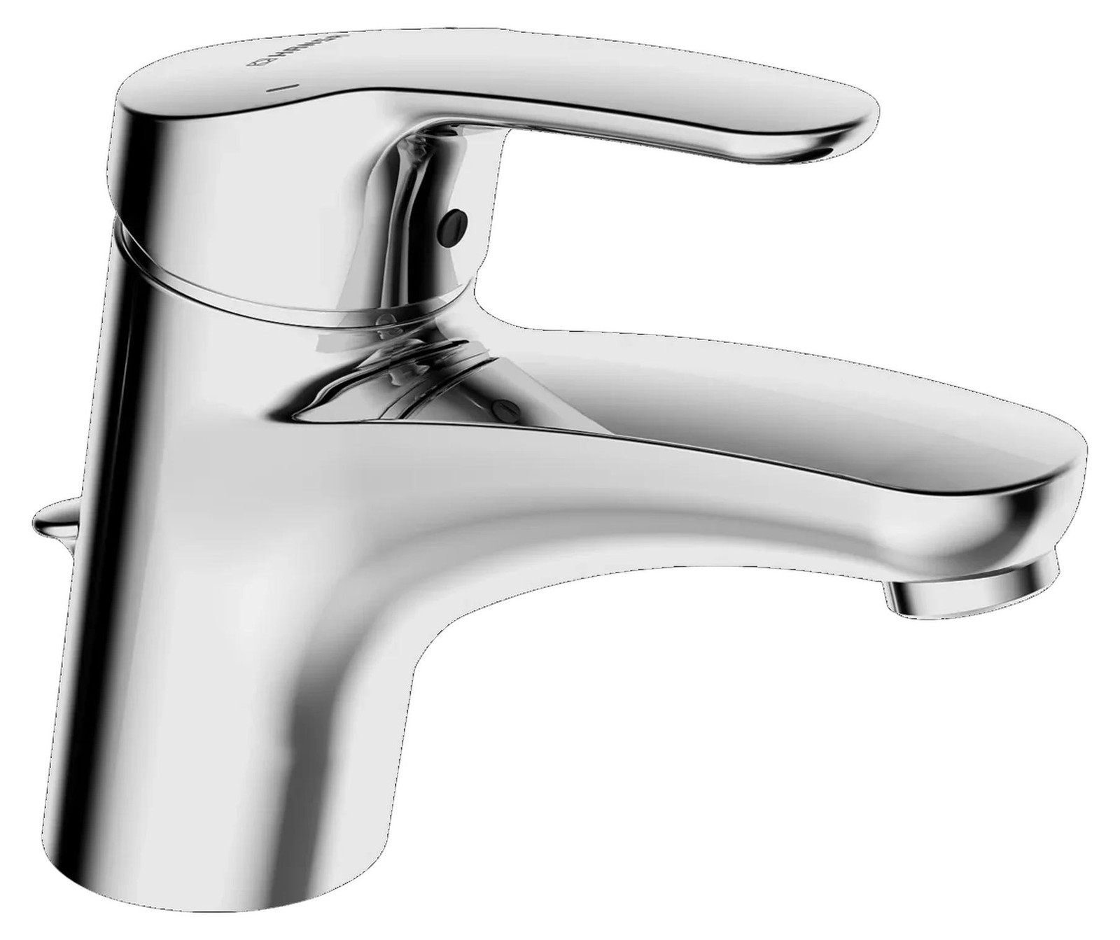 Hansa Hansamix waterbesparende wastafelarmatuur met één hendel en één gat