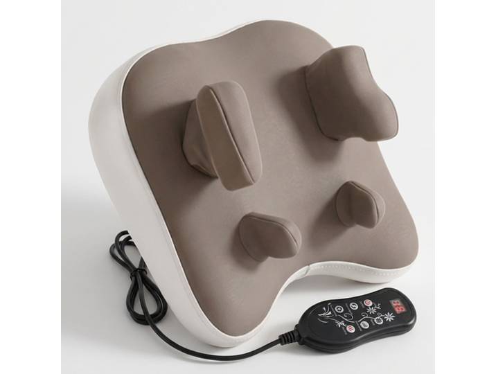 Trapezius oreiller de Massage électrique pour le cou et les épaules sans fil voiture et maison masseur chaleur taille jambe cervicale Shiatsu pétrissage