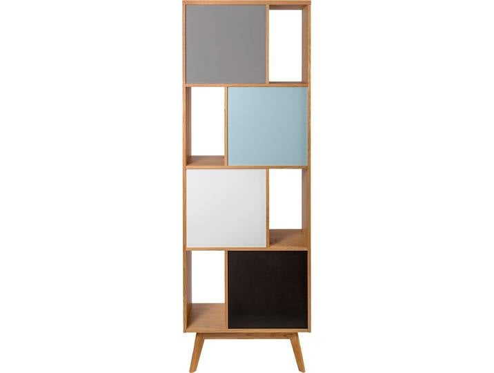 Bücherregal WOODMAN Avon, Regal, Standregal , braun (eiche, pastell), Regale, Bücherregal, Höhe 191 cm, Holzfurnier aus Eiche, schlichtes skandinavisches Design