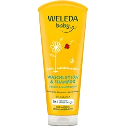 WELEDA baby WASCHLOTION & SHAMPOO BIO-CALENDULA 200 ml Duschgel