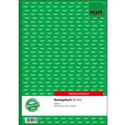 Sigel Bautagebuch SD063 DIN A4