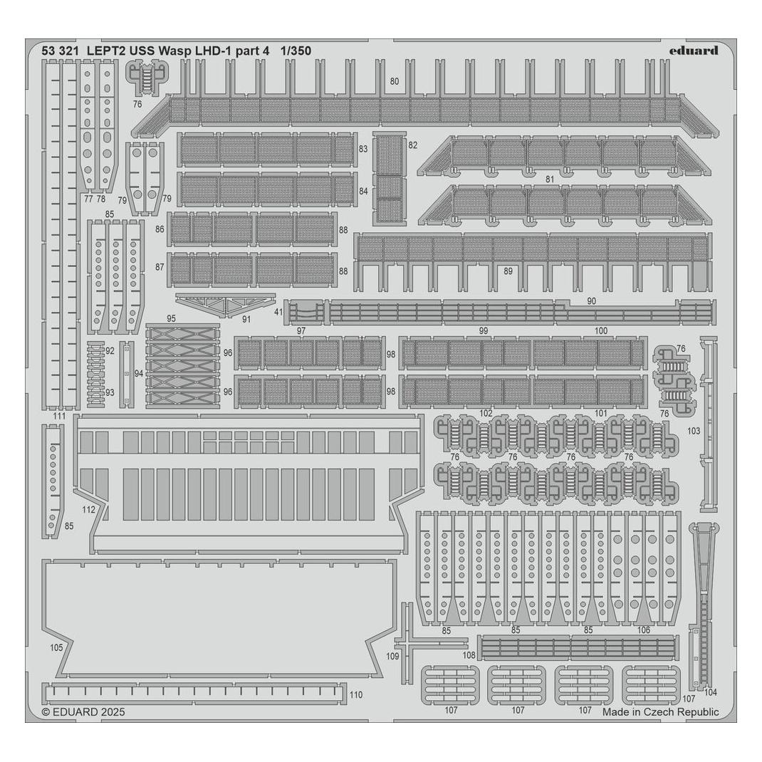 Eduard USS Wasp LHD-1 part 4 TRUMPETER (53321)