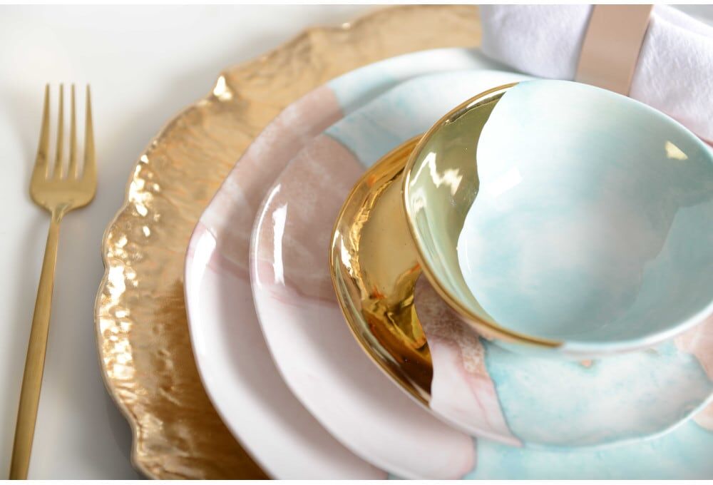 Aulica Plato de postre - treasure mine - lote de 6