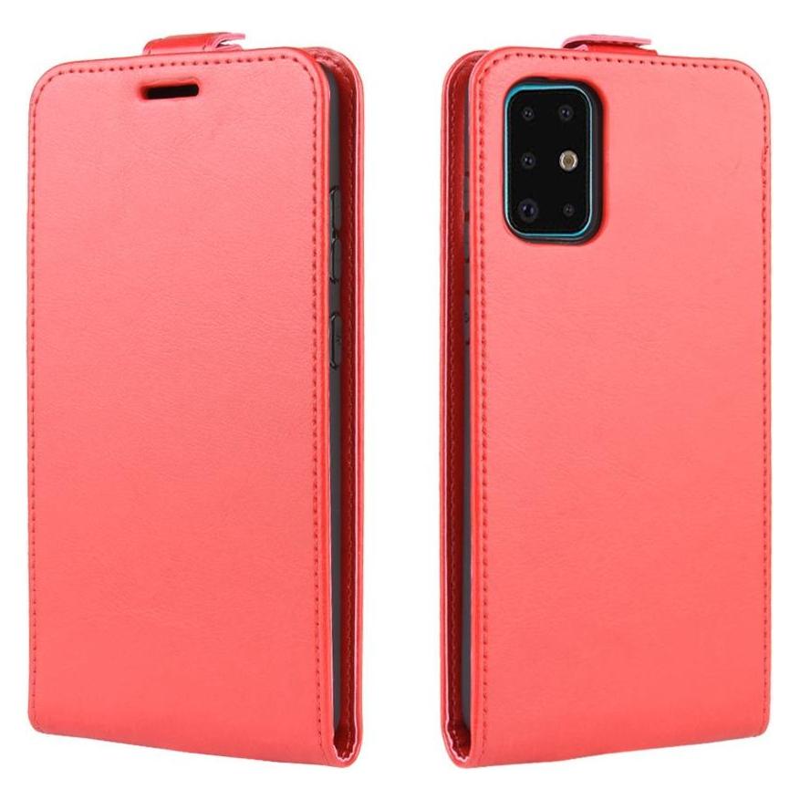 Cover-Discount Galaxy S20+ Plus - Klassisches Leder Flip Case vertikal rot (Samsung Galaxy S20+) (101223911C)