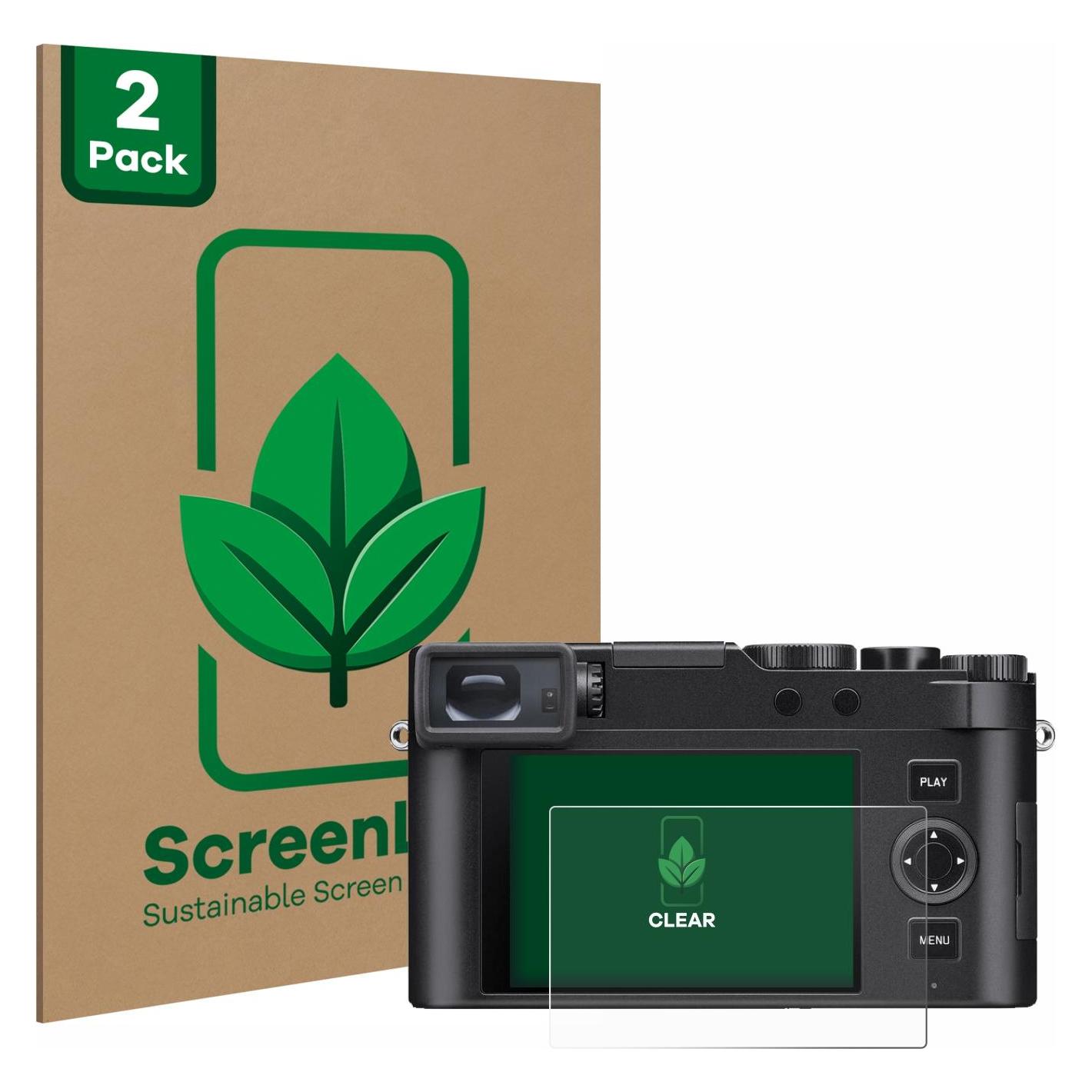 ScreenLeaf Schutzfolie für Leica D-Lux 8 Displayschutz Display Schutz Folie Klar Transparent (6155105)