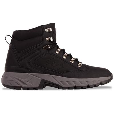 Schnürboots LOTTO, Herren, Gr. 45, schwarz, Synthetik, Textil, mehrfarbig, Schuhe Schnürboots, mit Metal-Hooks für komfortables Schnüren