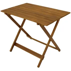 Gartentisch Holztisch 90 cm breit aus Akazie Massivholz