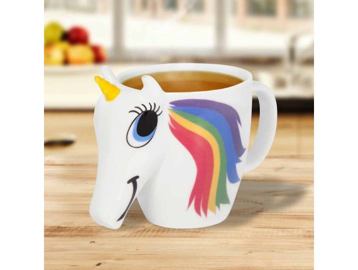 Tasse Unicorn Mug - Einhorn Tasse mit Farbwechsel