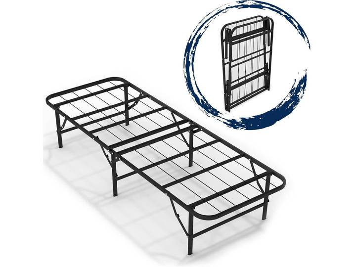 Topanbieter999 Gästebett faltbar Klappbett 80x200 mit Matratze 90x200 / 140x200cm Bettgestell klappbar