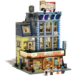 Lumibricks Barbershop mit LED
