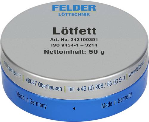 Felder 243100351 Lötfett Inhalt 50g F-SW 21