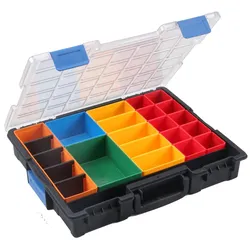 ProfiKoffer für Kleinteile, 18 Boxen
