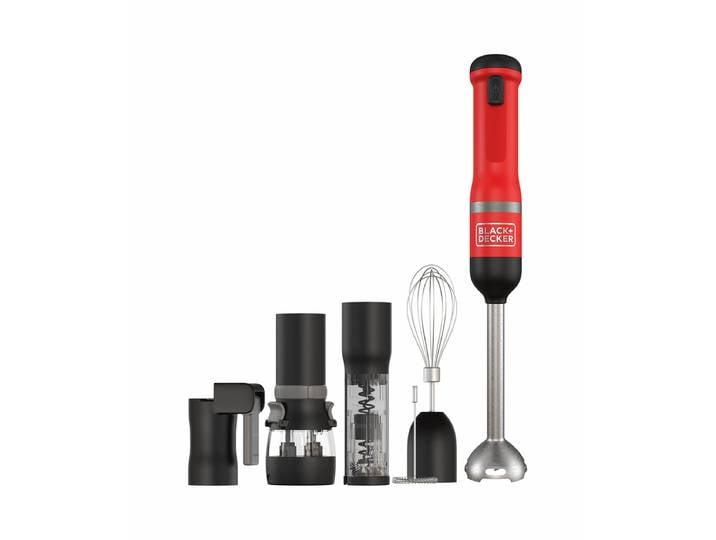 Black&Decker BCKM1016KSR Kitchen Wand Stabmixer + 5 tlg. Zubehör